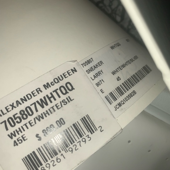 Alexander McQueen silver /white - Picture 6 of 6